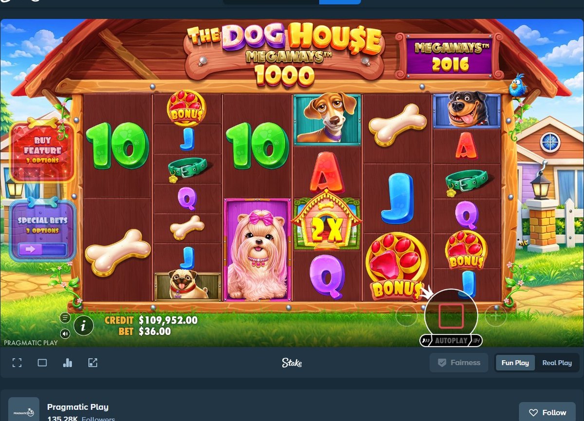 The Dog House Megaways 1000 base game with the Megaways counter