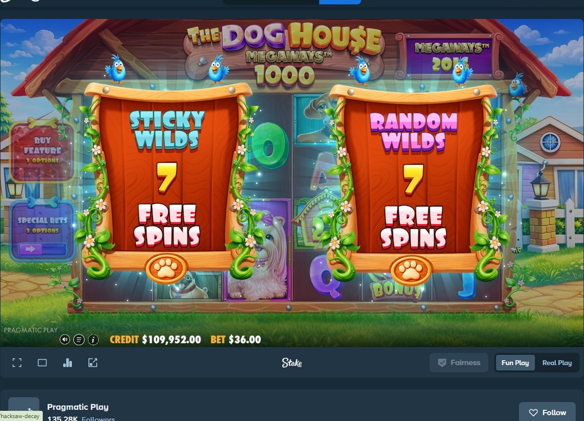 The Dog House Megaways 1000 free spins in play