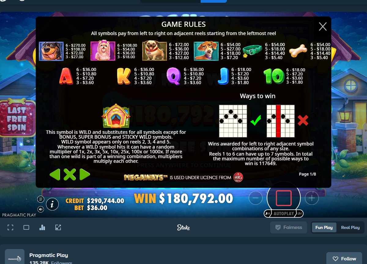 The Dog House Megaways 1000 game rules: the wild multiplier ladder up to 1,000x