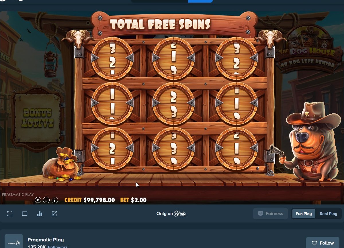 The Dog House No Dog Left Behind: the 3x3 barrel grid that adds up the free spins