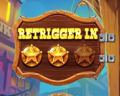The Dog House No Dog Left Behind: the retrigger counter filling with wild stars